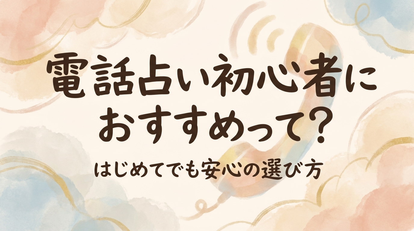 電話占い初心者におすすめって？