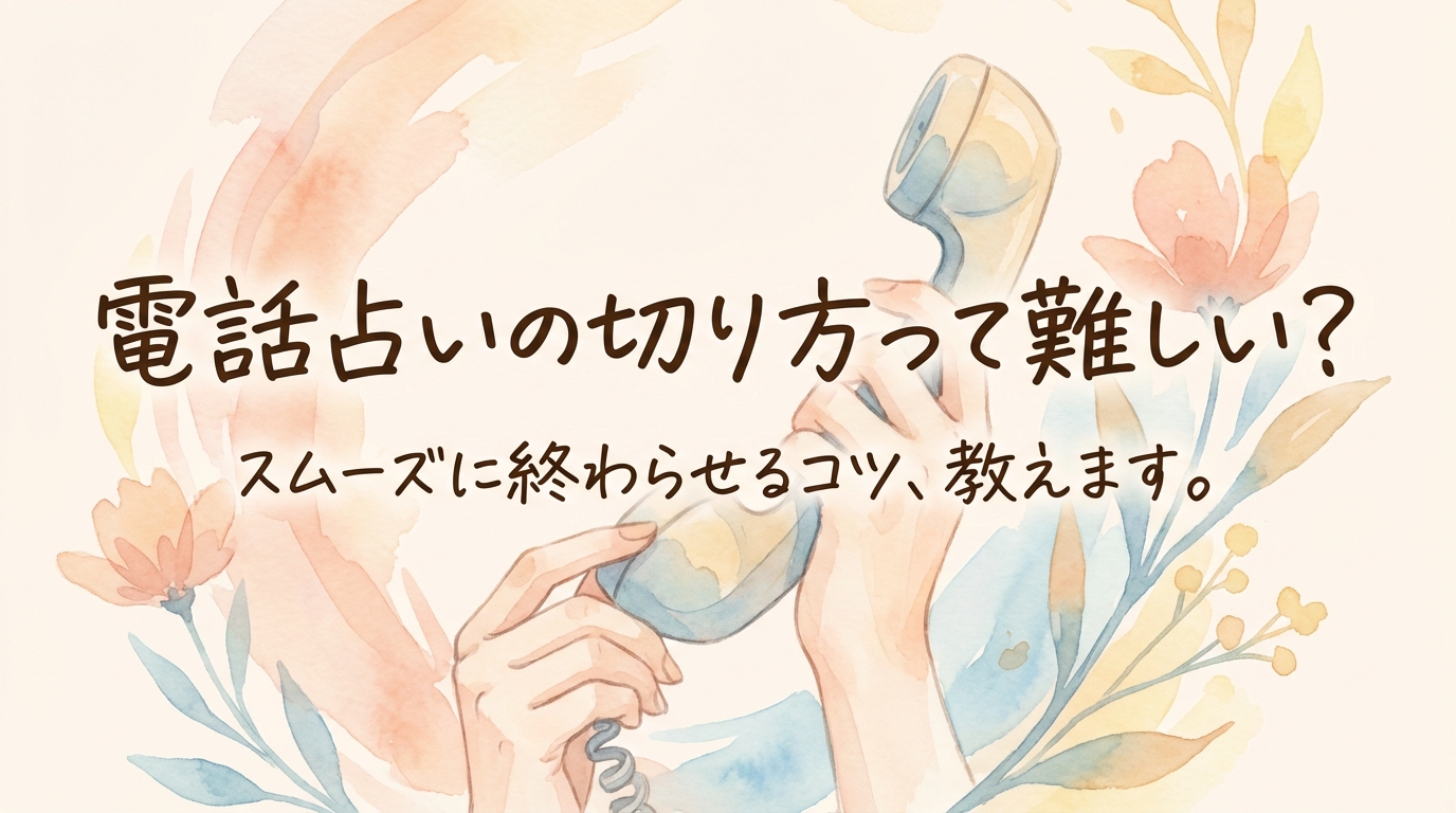電話占いの切り方って難しい?