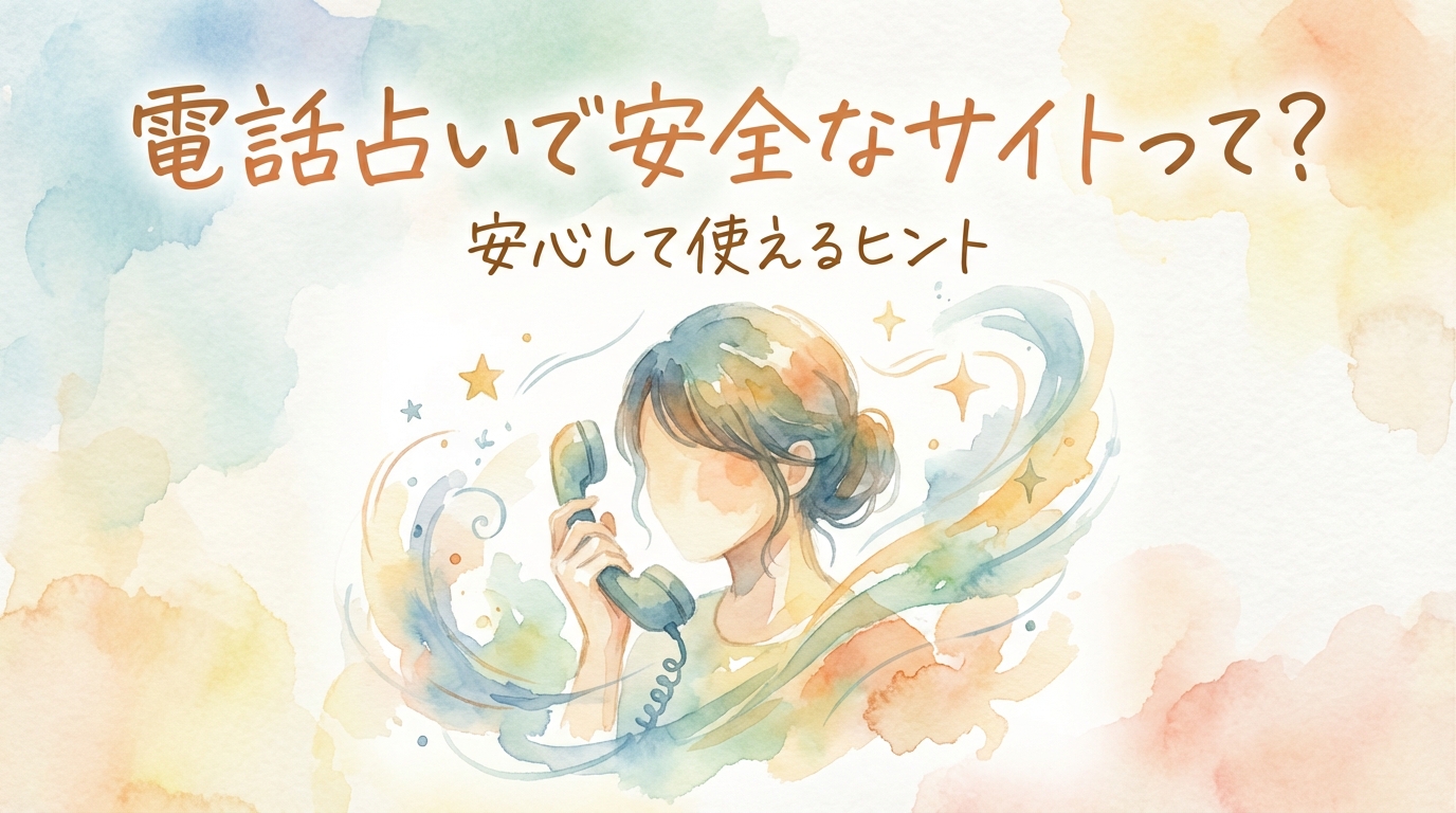 電話占いで安全なサイトって？