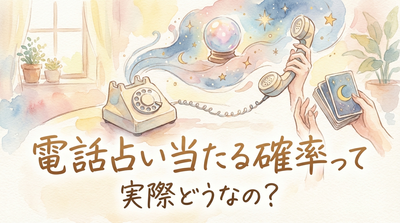 電話占い当たる確率って実際どうなの？