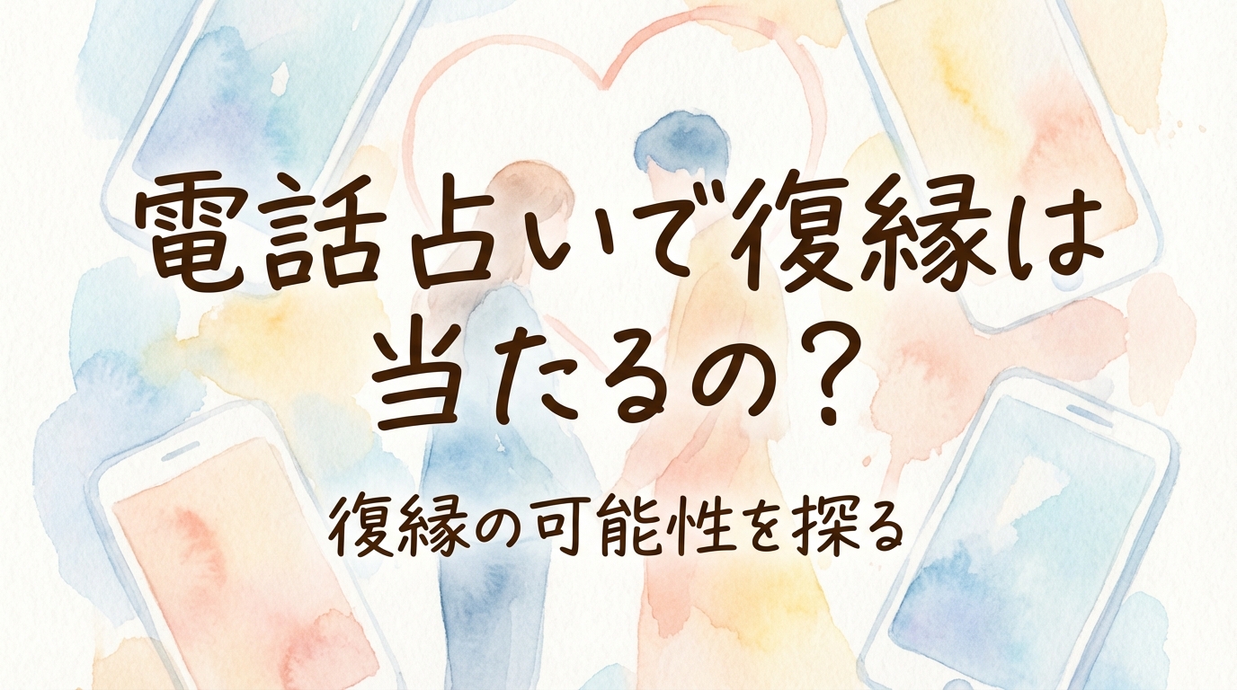 電話占いで復縁は当たるの？