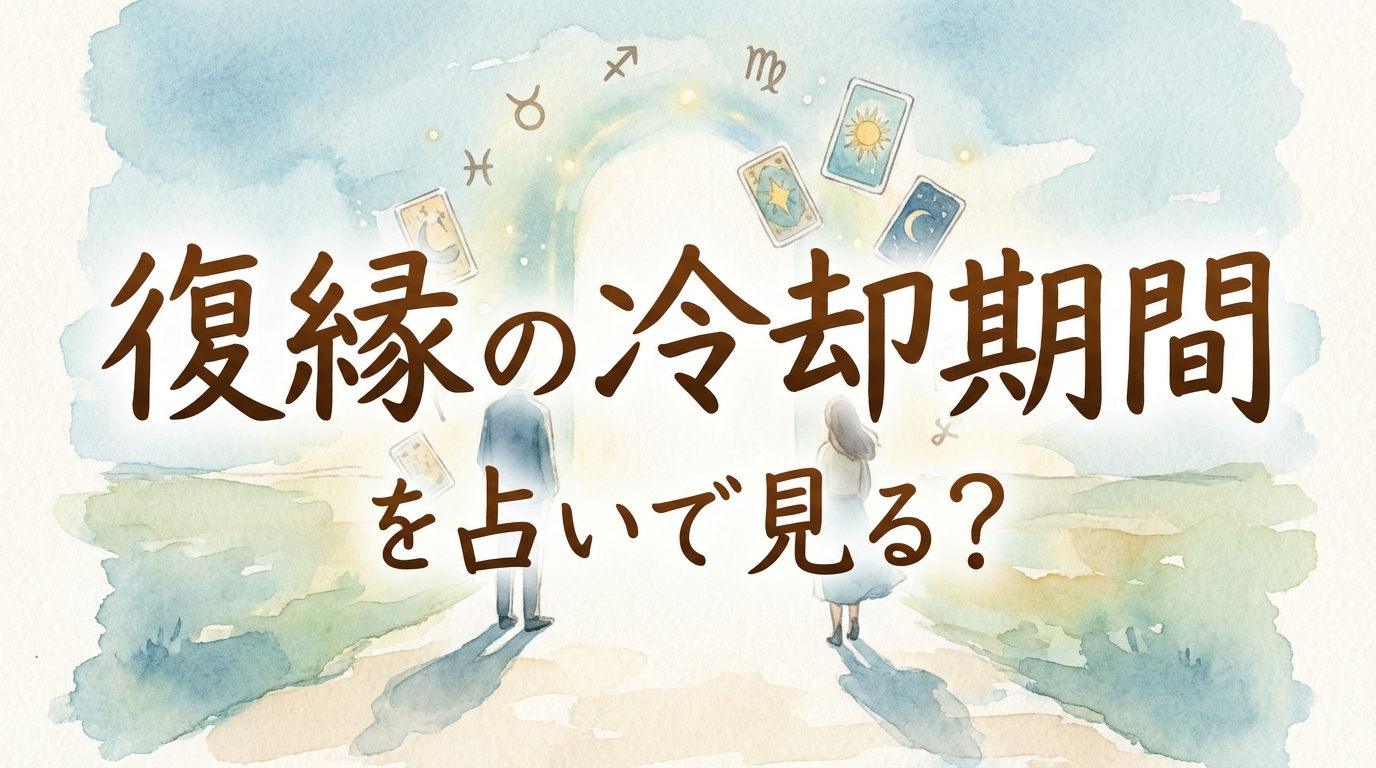復縁の冷却期間を占いで見る？