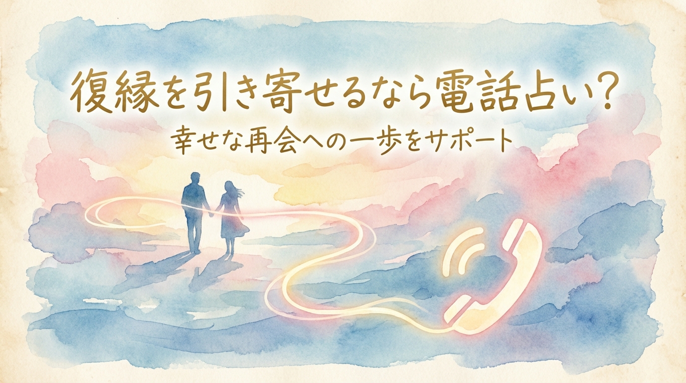 復縁を引き寄せるなら電話占い?