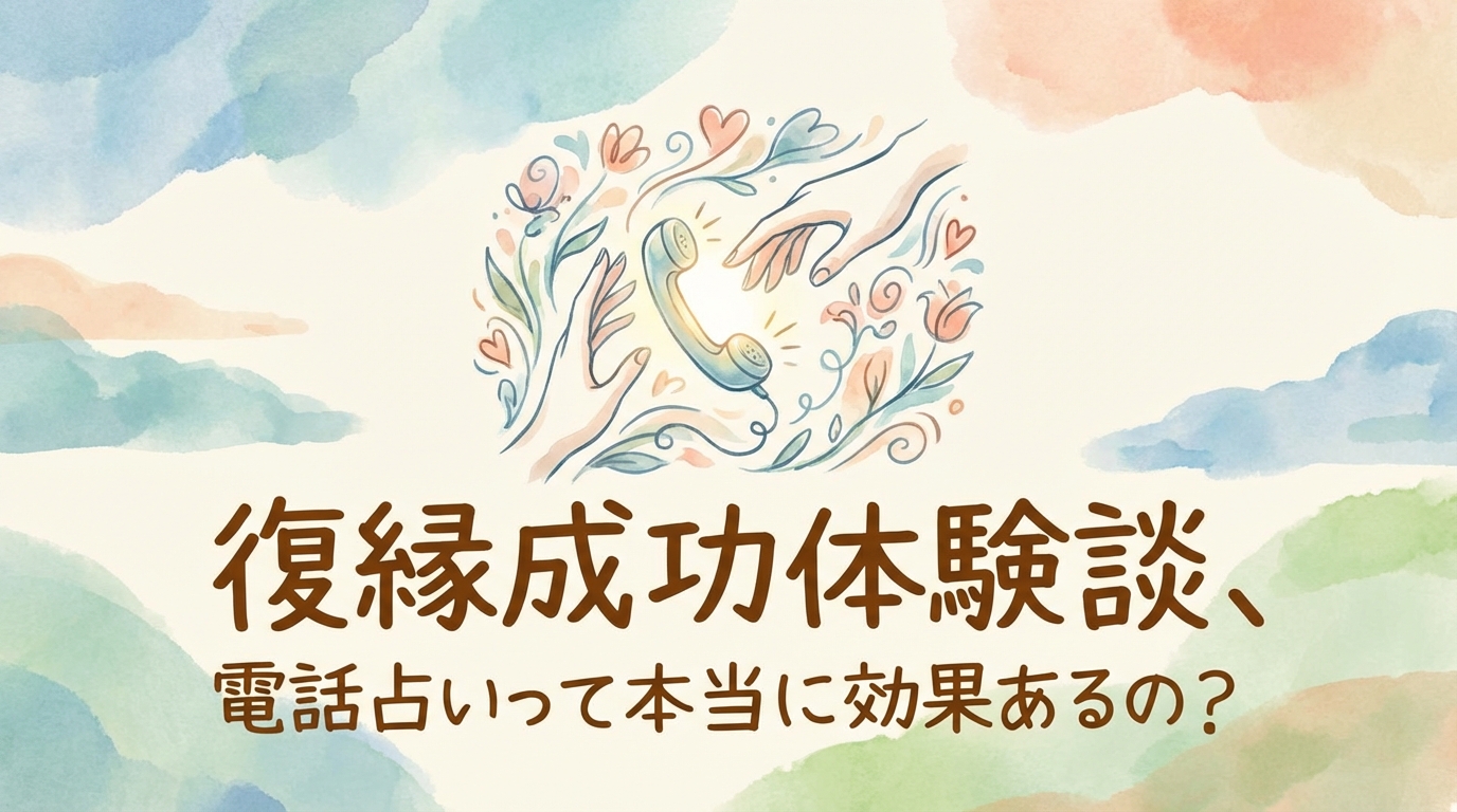 復縁成功体験談、電話占いって本当に効果あるの？